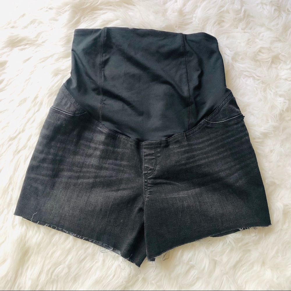 ISABEL MATERNITY Denim Shorts Black Size 6 - Picture 3 of 8